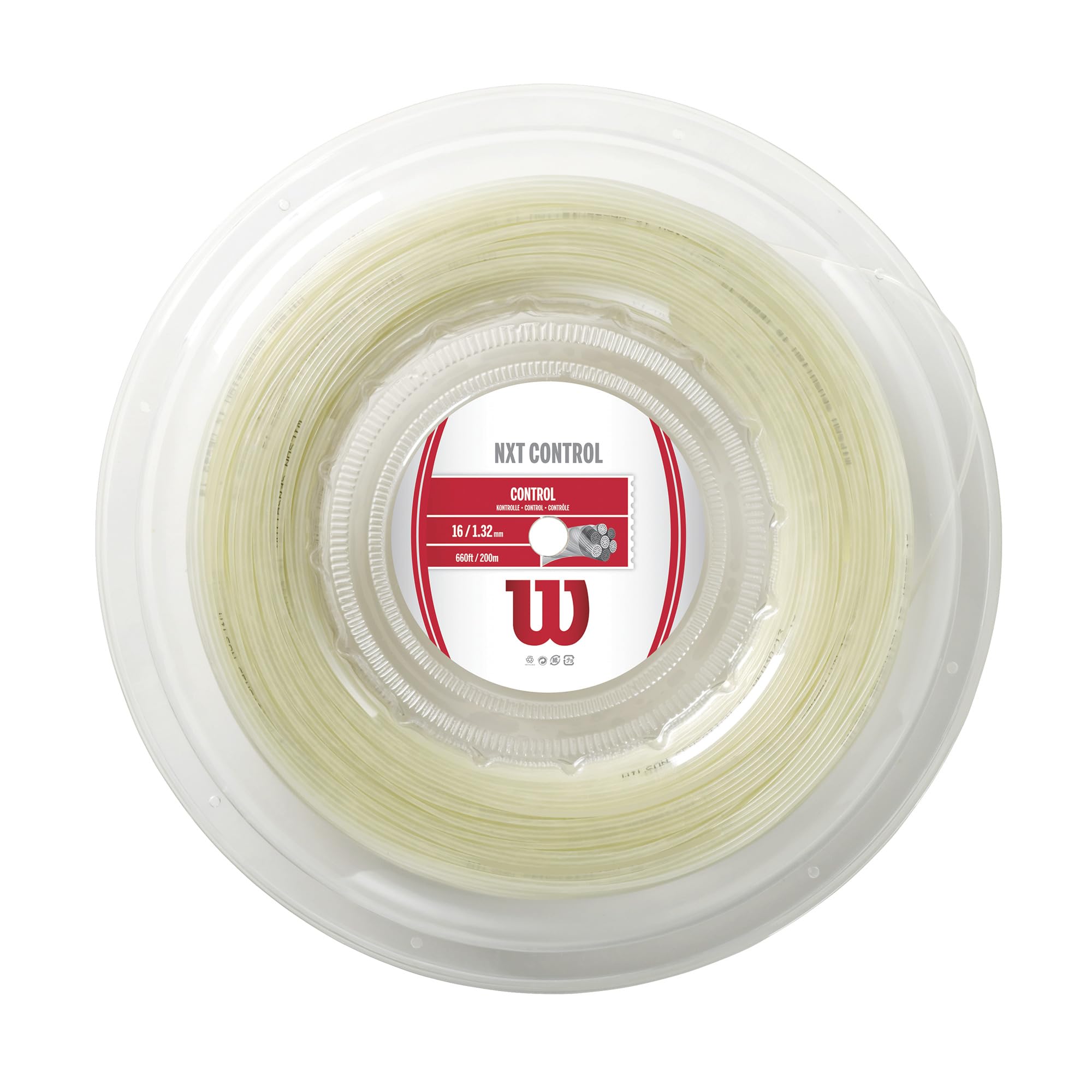 Wilson NXT Control 16 Tennis String - Set, White