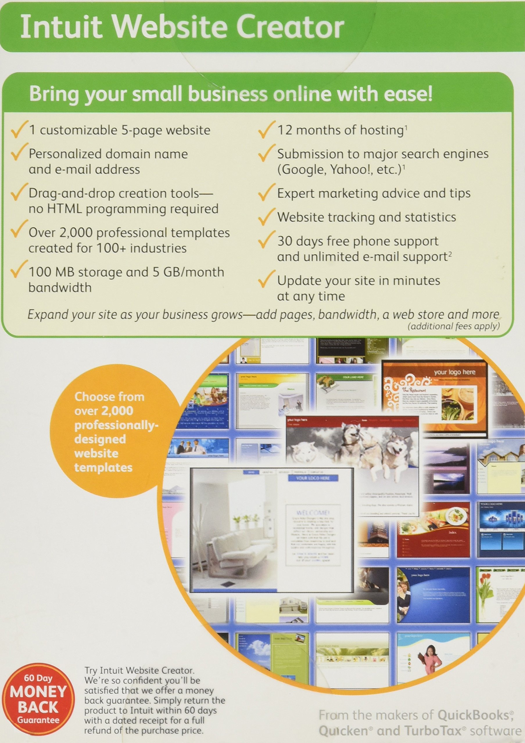 Intuit Website Creator 2009