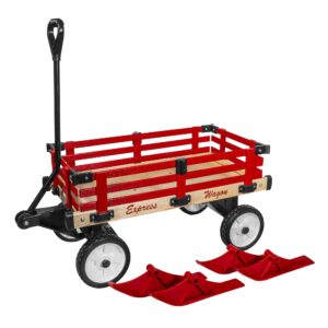 Millside Industries Convertible Garden Wagon Sleigh