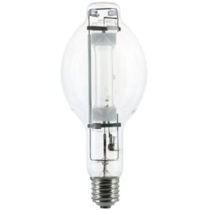 Sunlite 03680-SU MH1000/U/BT37 M47 Metal Halide Lamp, 1000 Watts, Mogul Base (E39), BT37, 12,000 Hours Life, 110,000 Lumen, Clear Finish, 4000K