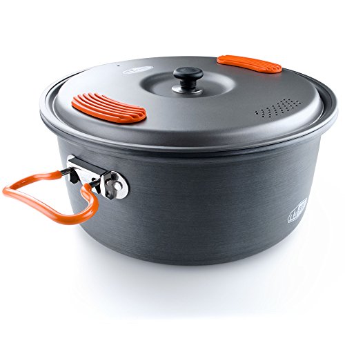 GSI Outdoors, Halulite Cook Pot, Camping Cook Pot, Superior Backcountry Cookware Since 1985, 3.2 Liter