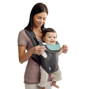 Evenflo Breathable Infant Soft Carrier (Grey Chevron)