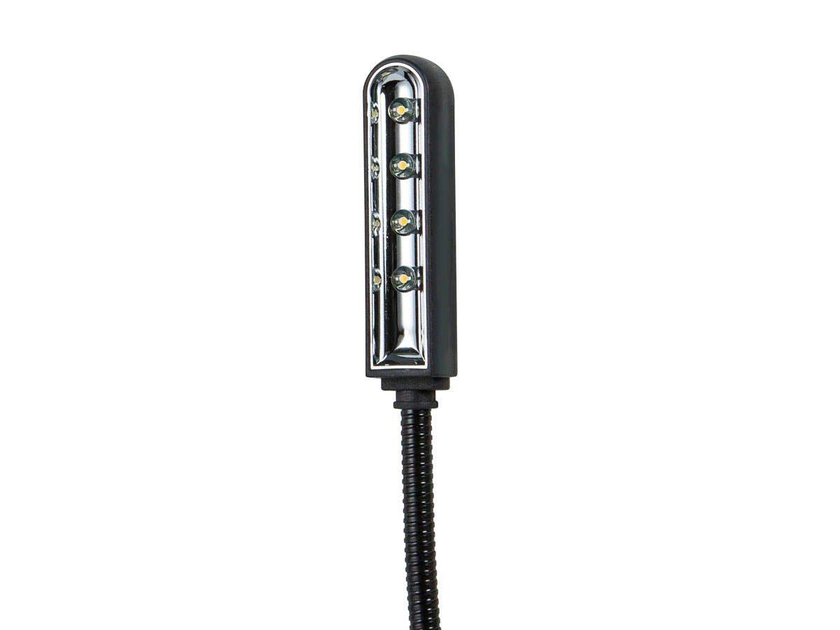 Monoprice Live Sound Mixer Light for BNC Port - Flexible, 4 LEDs, 10.6-Inch Gooseneck, 16-Inch, Black - Stage Right Series