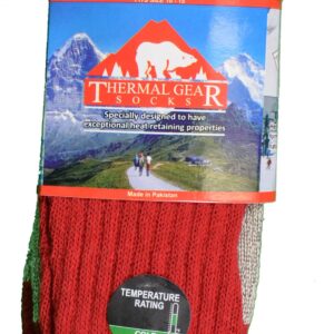 Rodex 3 Pairs Thermal Gear Socks Boot Hiking Warm Winter Mens Size 10-15 colors may vary