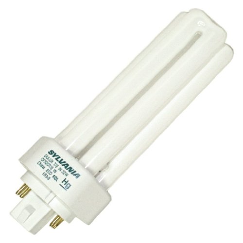 10pc Sylvania 20886 - CF32DT/E/IN/841/ECO Compact Fluorescent 4 Pin Triple Tube 4100K, 32w GX24q-3 (Lot of 10)