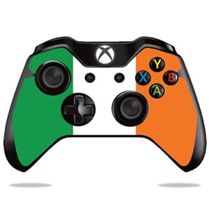 mightyskins skin compatible with microsoft xbox one or one s controller - irish flag | protective, durable, and unique vinyl wrap cover | easy to apply, remove, and change styles | made in the usa