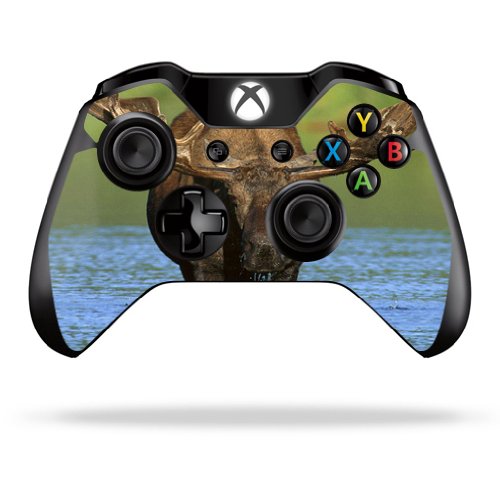 Protective Vinyl Skin Decal Skin Compatible with Microsoft Xbox One/One S Controller wrap Sticker Skins Moose