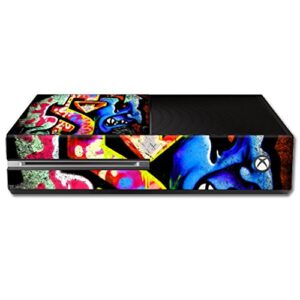 MightySkins Skin Compatible with Microsoft Xbox One Console wrap Sticker Skins Loud Graffiti