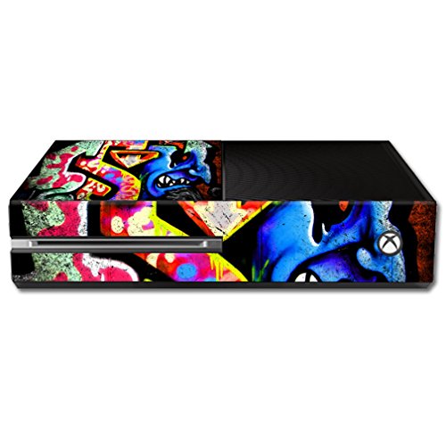 MightySkins Skin Compatible with Microsoft Xbox One Console wrap Sticker Skins Loud Graffiti