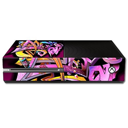 MightySkins Skin Compatible with Microsoft Xbox One Console wrap Sticker Skins Wicked Graffiti