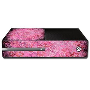 mightyskins skin compatible with microsoft xbox one console wrap sticker skins pink star