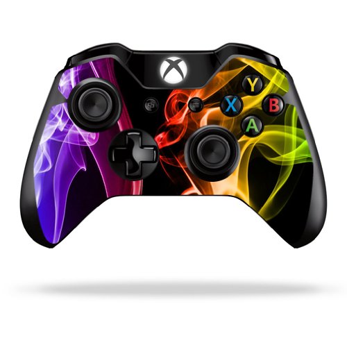 MightySkins Skin Compatible with Microsoft Xbox One or One S Controller - Bright Smoke | Protective, Durable, and Unique Vinyl wrap Cover | Easy to Apply, Remove, and Change Styles | Made in The USA