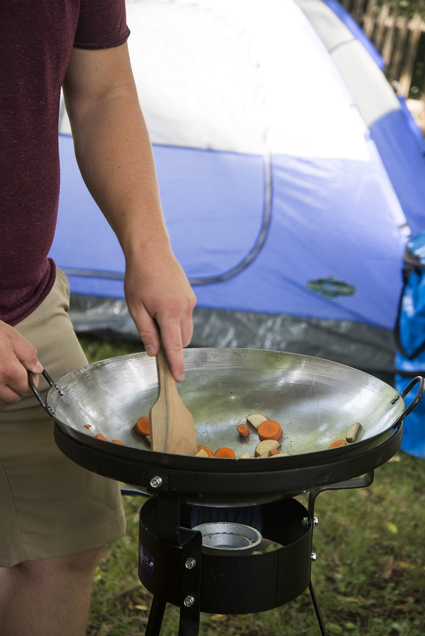 Stansport Camp Stove with Carbon Steel Wok (217-100)