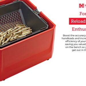 Hornady Rotary Media Sifter 050207 - Easily Separate Corn Corb or Steel Pin Tumbling Media from Cartridge Cases - Media Separator with Rotating Handle, Clear Lid, Sifter Drum Halves, & Locking Pin