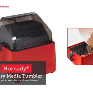 Hornady Rotary Media Sifter 050207 - Easily Separate Corn Corb or Steel Pin Tumbling Media from Cartridge Cases - Media Separator with Rotating Handle, Clear Lid, Sifter Drum Halves, & Locking Pin