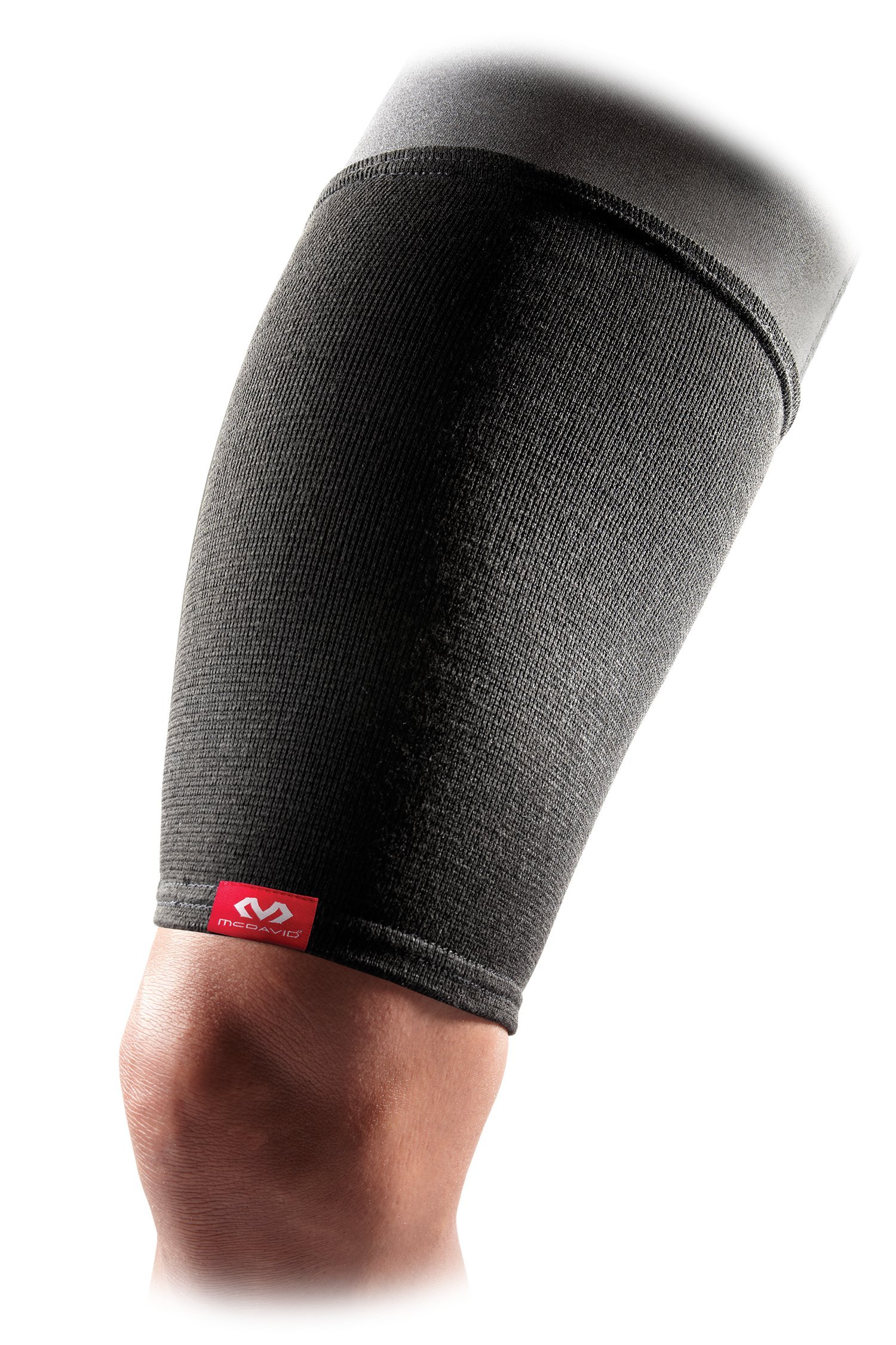 McDavid Adult Level 1 Thigh Sleeve/Elastic, Large, Black