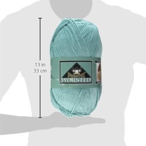 Phentex Worsted Yarn, 14 Ounce, Light Green, Single Ball