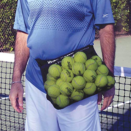 Oncourt Offcourt Handy Hopper – Stores Balls Easily/Fits Around Any Waist / 36 Tennis Ball Capacity