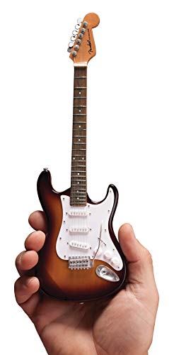 Officially Licensed Mini Sunburst Fender Strat Guitar Replica