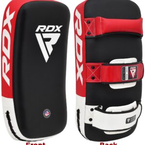 RDX Muay Thai Pad for Training, Curved Kickboxing kicking strike Shield, Coaching Kick Boxing, MMA, Martial Arts, Karate, Taekwondo, Punching, Foot, Knee and Elbow Target (One Pad Only)