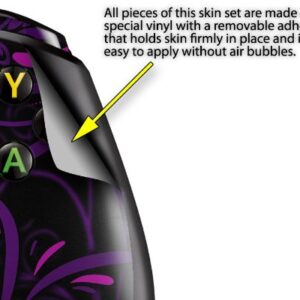 WraptorSkinz Decal Style Vinyl Skin Wrap compatible with XBOX One Original Wireless Controller Twisted Garden Purple and Hot Pink - (CONTROLLER NOT INCLUDED)