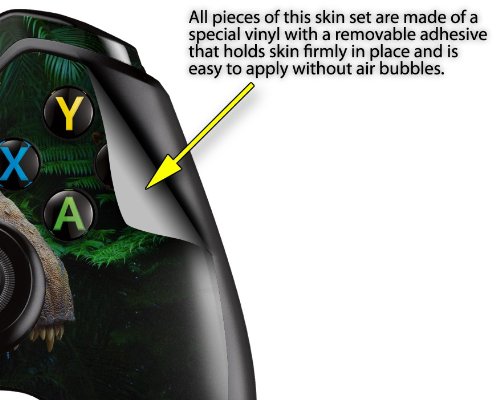 WraptorSkinz Decal Style Vinyl Skin Wrap compatible with XBOX One Original Wireless Controller T-Rex - (CONTROLLER NOT INCLUDED)