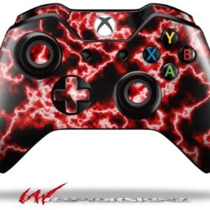 WraptorSkinz Decal Style Vinyl Skin Wrap Compatible with Xbox One Original Wireless Controller Electrify Red - (Controller NOT Included)