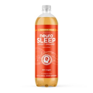 neurosleep | tangerine dream | functional beverage for restful sleep, non-carbonated; 16.9 fl oz (pack of 12)