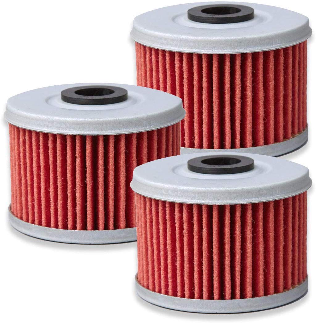 Poweka KN113 Powersports High Performance Oil Filter for TRX350 TRX400 EX CB400 ATC250ES TRX500 Replace HF113