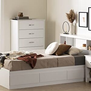 South Shore Fusion 5-Drawer Chest, Pure White