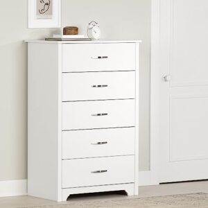 South Shore Fusion 5-Drawer Chest, Pure White