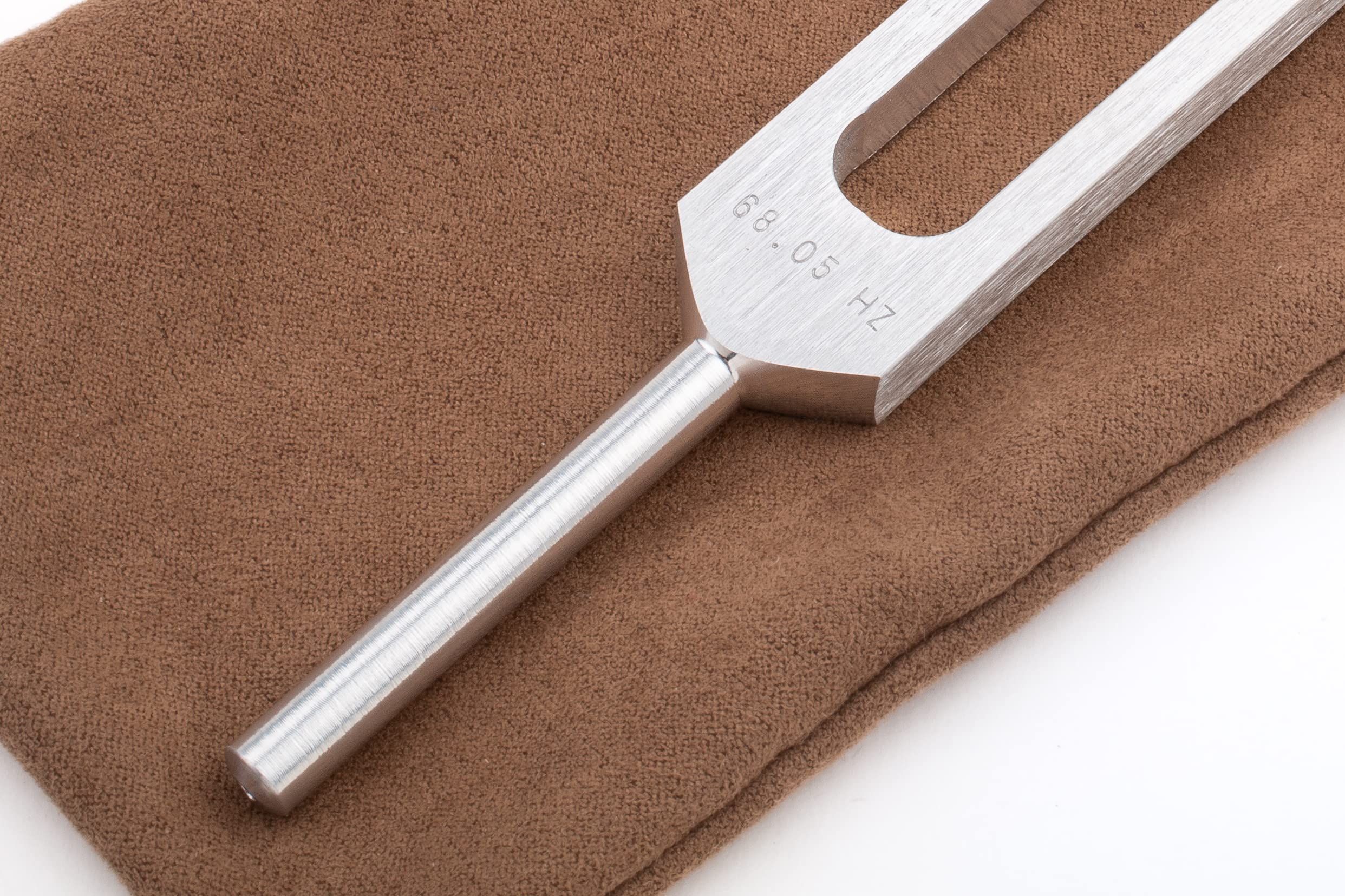 Low Om 68.05 hz Weighted Tuning Fork for Healing by Omnivos Earth Frequency for Relaxation, Meditation and Reducing Stress, Made in the USA