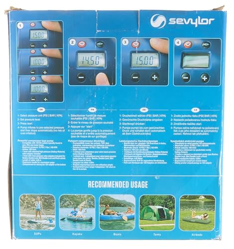 Sevylor Electric 12V Pump, Blue