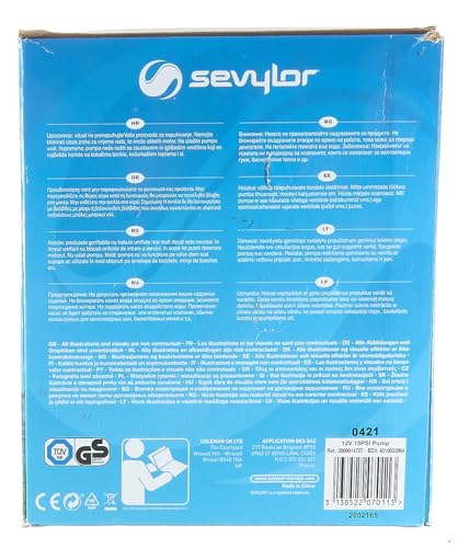 Sevylor Electric 12V Pump, Blue