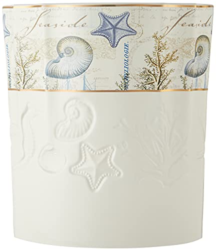 Avanti Linens - Waste Basket, Guest Bathroom Essentials, Nautical Home Decor (Antigua Collection)