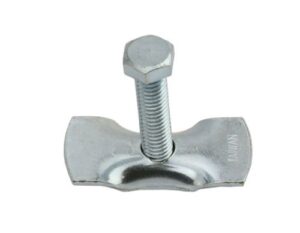 lowrider chrome bike kickstand bolt and bracket. for bikes, bicycles, trikes, beach cruiser.