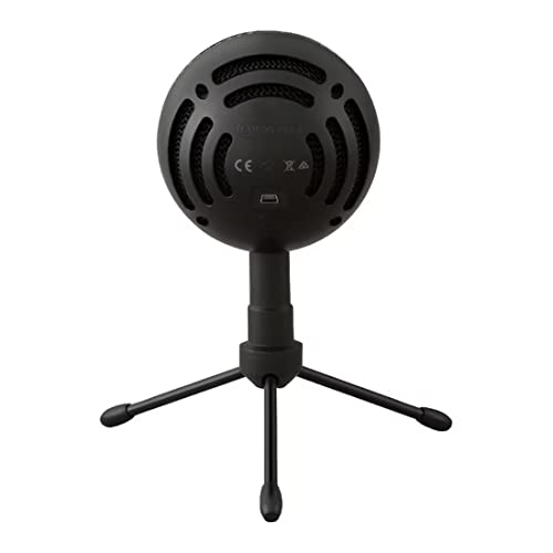 Blue Snowball USB Microphone with Two Versatile Pickup Patterns and Stylish, Retro Design for Recording, Streaming & Podcasting on PC & Mac – Gloss Black