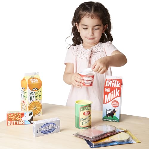 Melissa & Doug Fridge Groceries Play Food Cartons (8 pieces) - FSC Certified