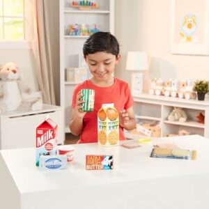 Melissa & Doug Fridge Groceries Play Food Cartons (8 pieces) - FSC Certified