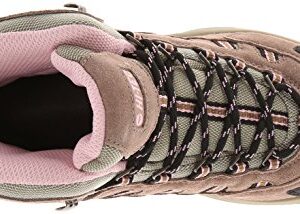 Hi-Tec Women's Bandera Mid Waterproof Hiking Boot,Taupe/Blush,10 M US