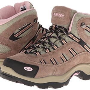 Hi-Tec Women's Bandera Mid Waterproof Hiking Boot,Taupe/Blush,10 M US