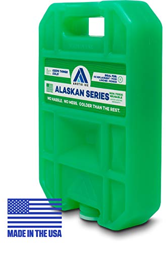 Arctic Ice Alaskan Series, Long Lasting Reusable Ice Pack, Small, 0.75 lb, Green