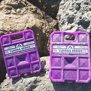 ARCTIC ICE Tundra Series, Long Lasting Reusable Ice Pack, Purple, Large, 2.5 lb