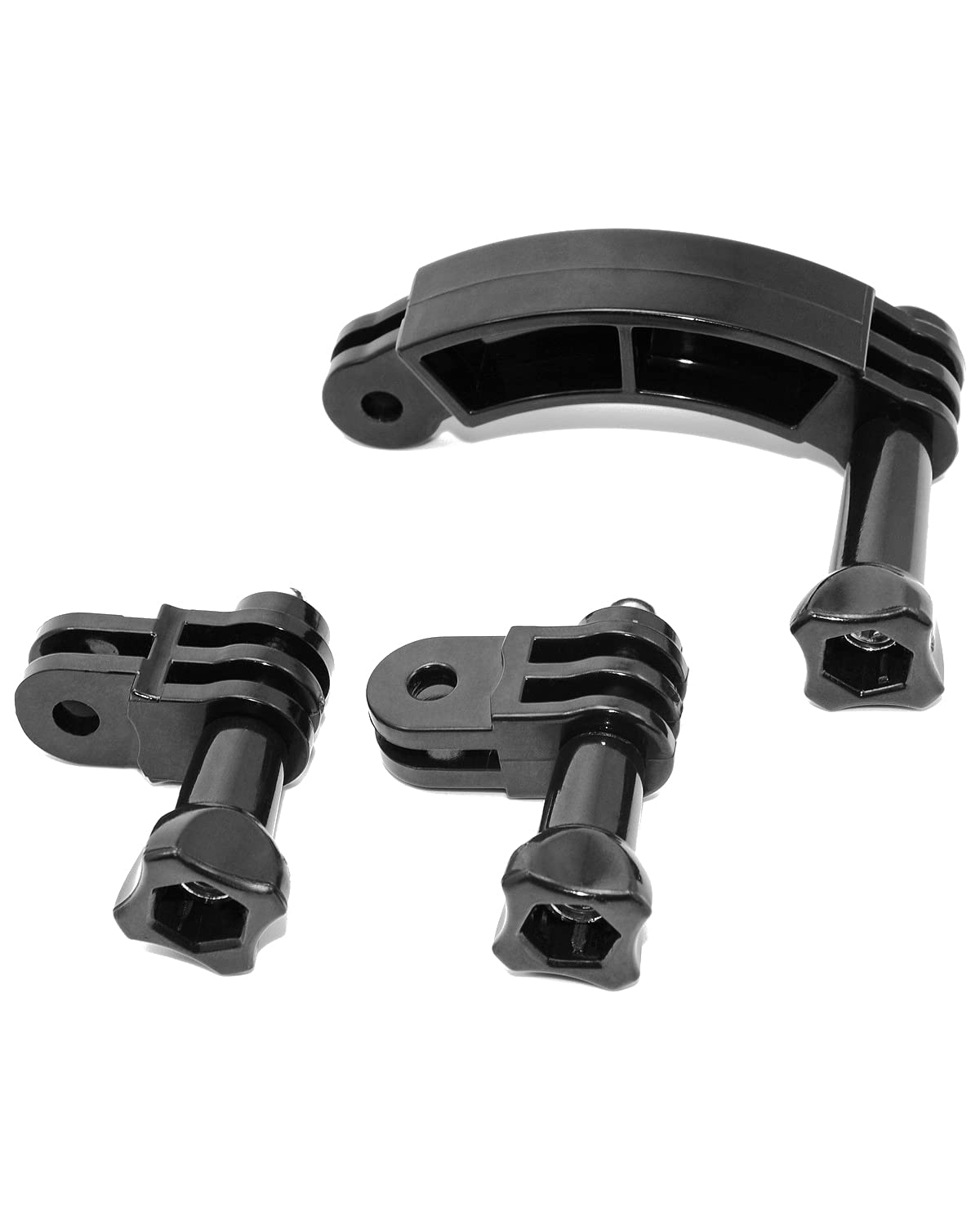 Goliton 90 Degree Rotary Extension arms Mount rig Screw Compatible with GoPro Hero 11/10/9/8/7/(2018)/6/5/4 Black