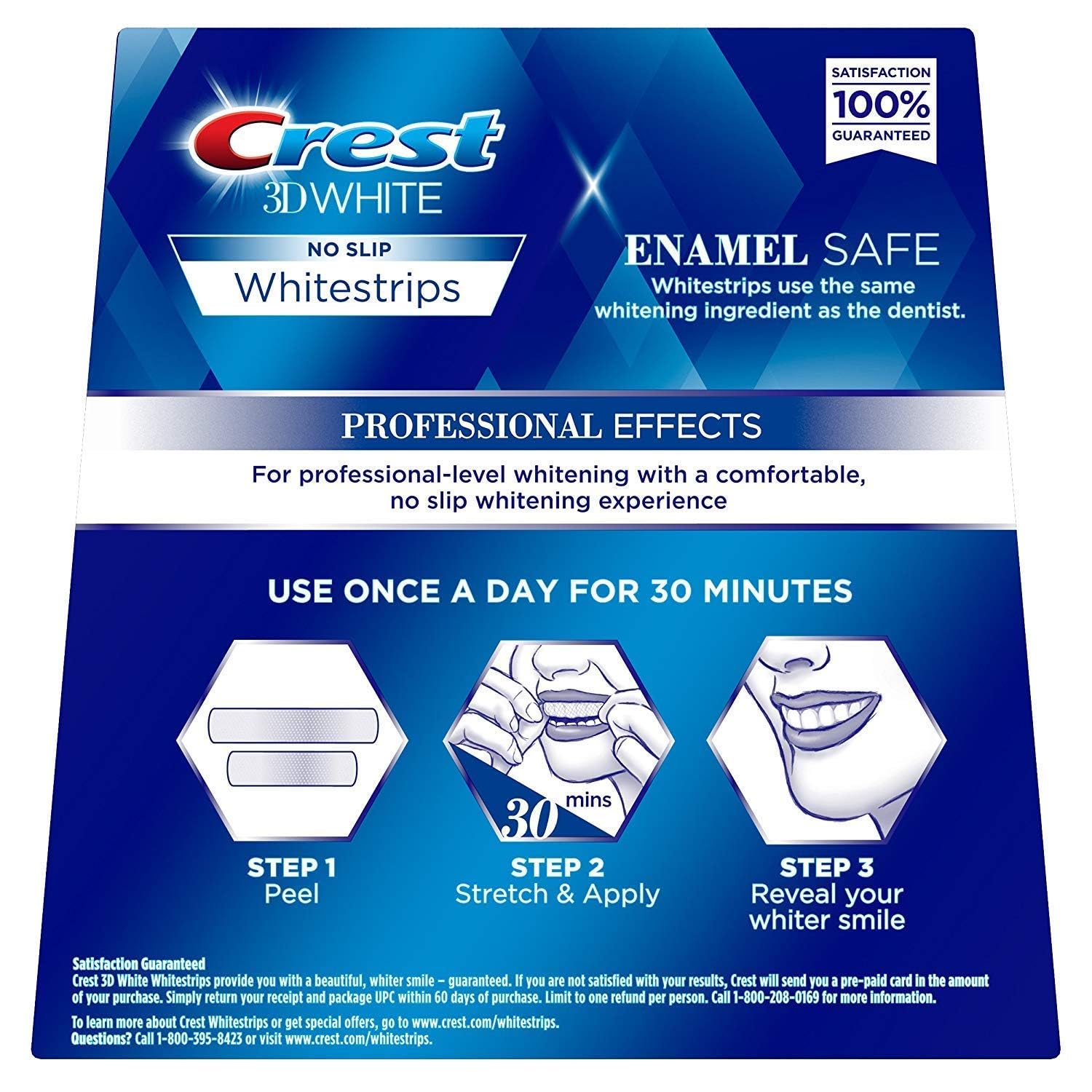 Crest 3D White Whitestrips Professional Effects, 40 count