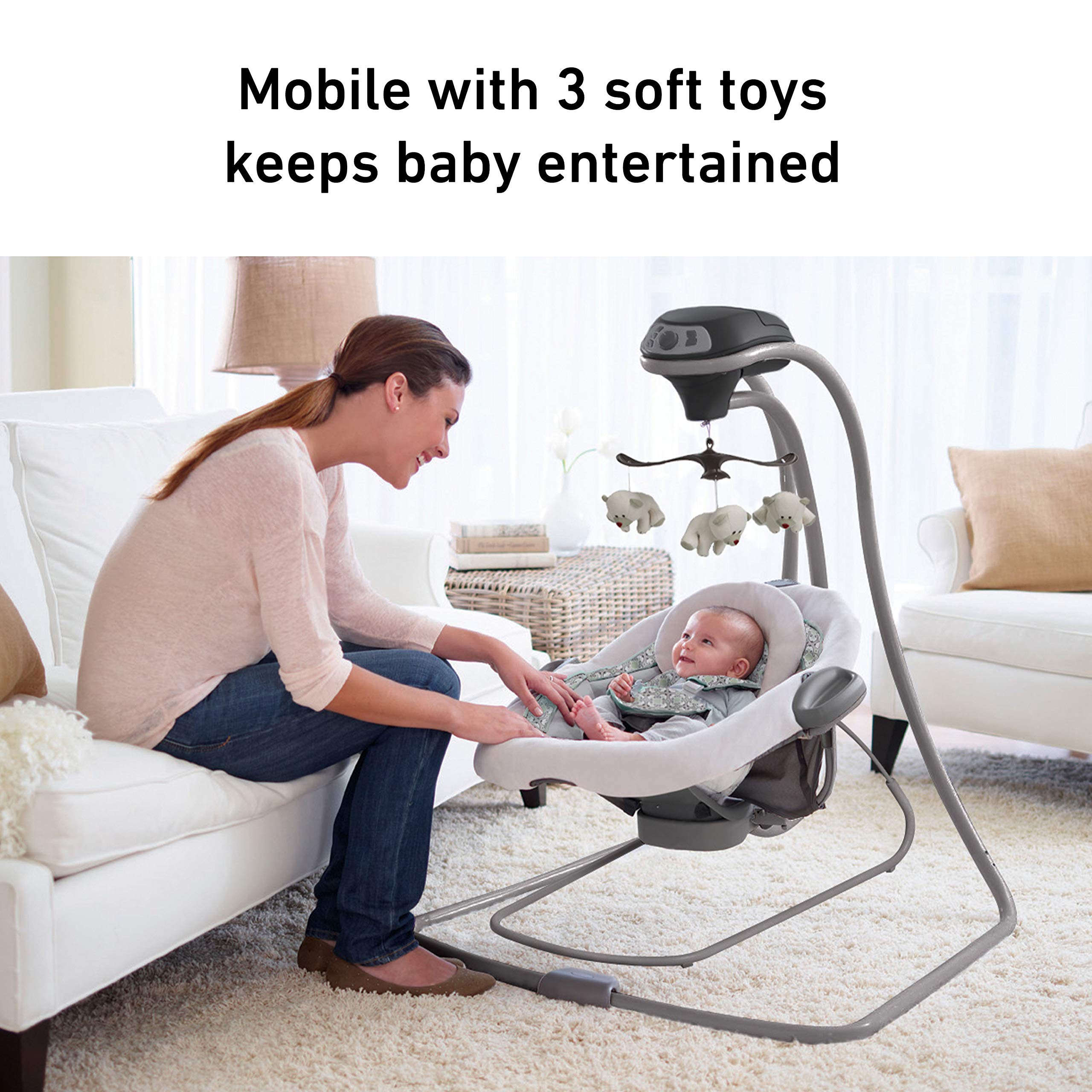 Graco DuetConnect LX Swing and Bouncer, Manor