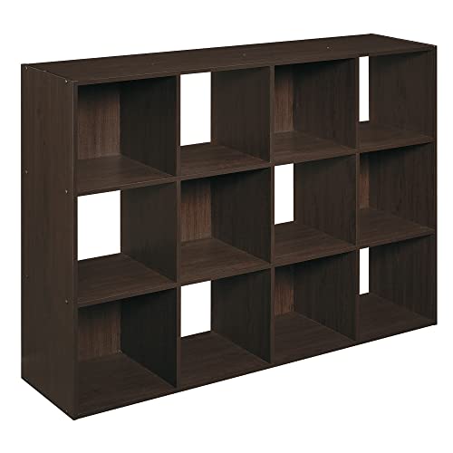 ClosetMaid 1292 Cubeicals Organizer, 12-Cube, Espresso