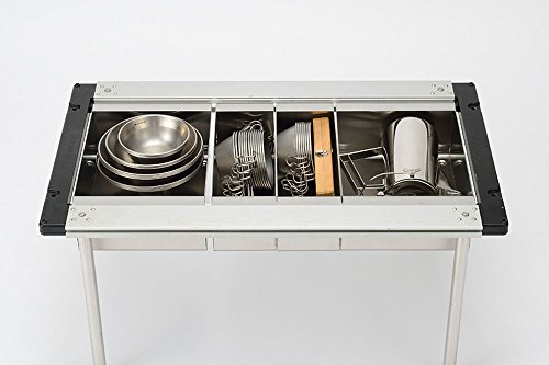 Snow Peak CK-025 Stainless Steel Box, Half Unit