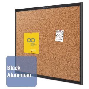 Quartet Cork Board, Bulletin Board, 8' x 4' Corkboard, Black Frame (2308B)