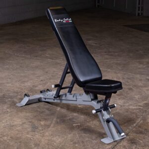 Body-Solid Pro Clubline (SFID325) Adjustable Bench for Power Racks and Dumbbell Curls, Home and Commercial Gym